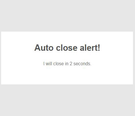 default alerts