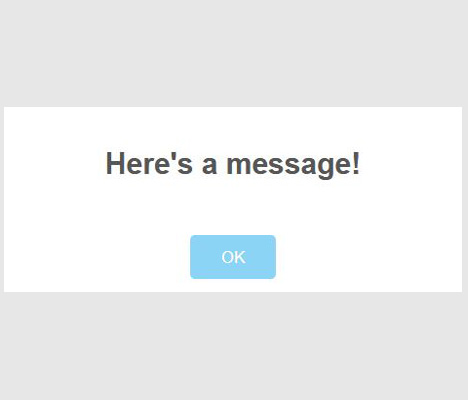 default alerts