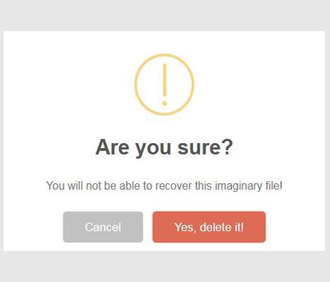 default alerts